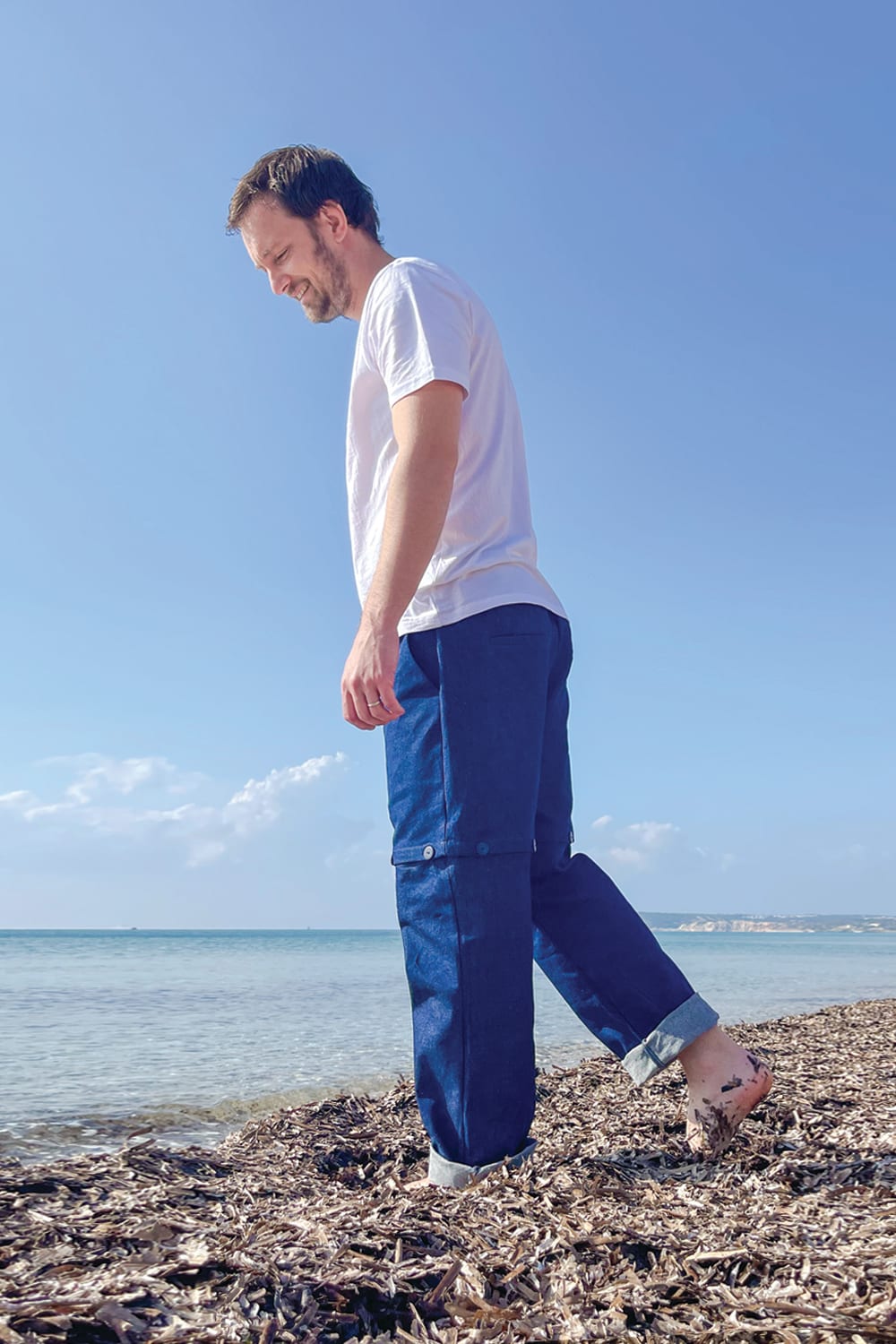 In D'Tales-San Diego Denim Şort - Pantolon-Kot Pantolon-4-Milagron.com