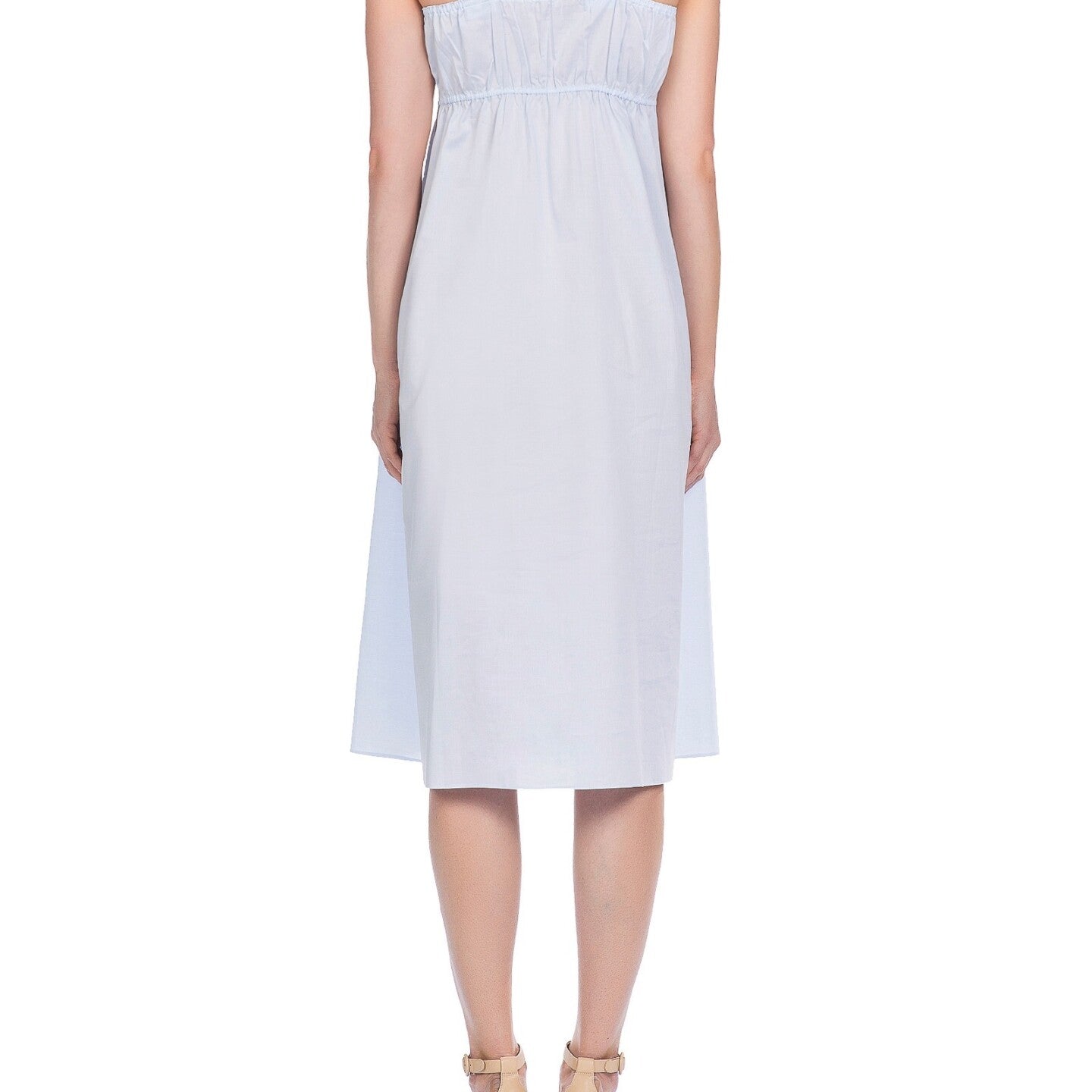 İpek Kıramer-Barbie Cotton Chemise Blue-Chemise-3-Milagron.com