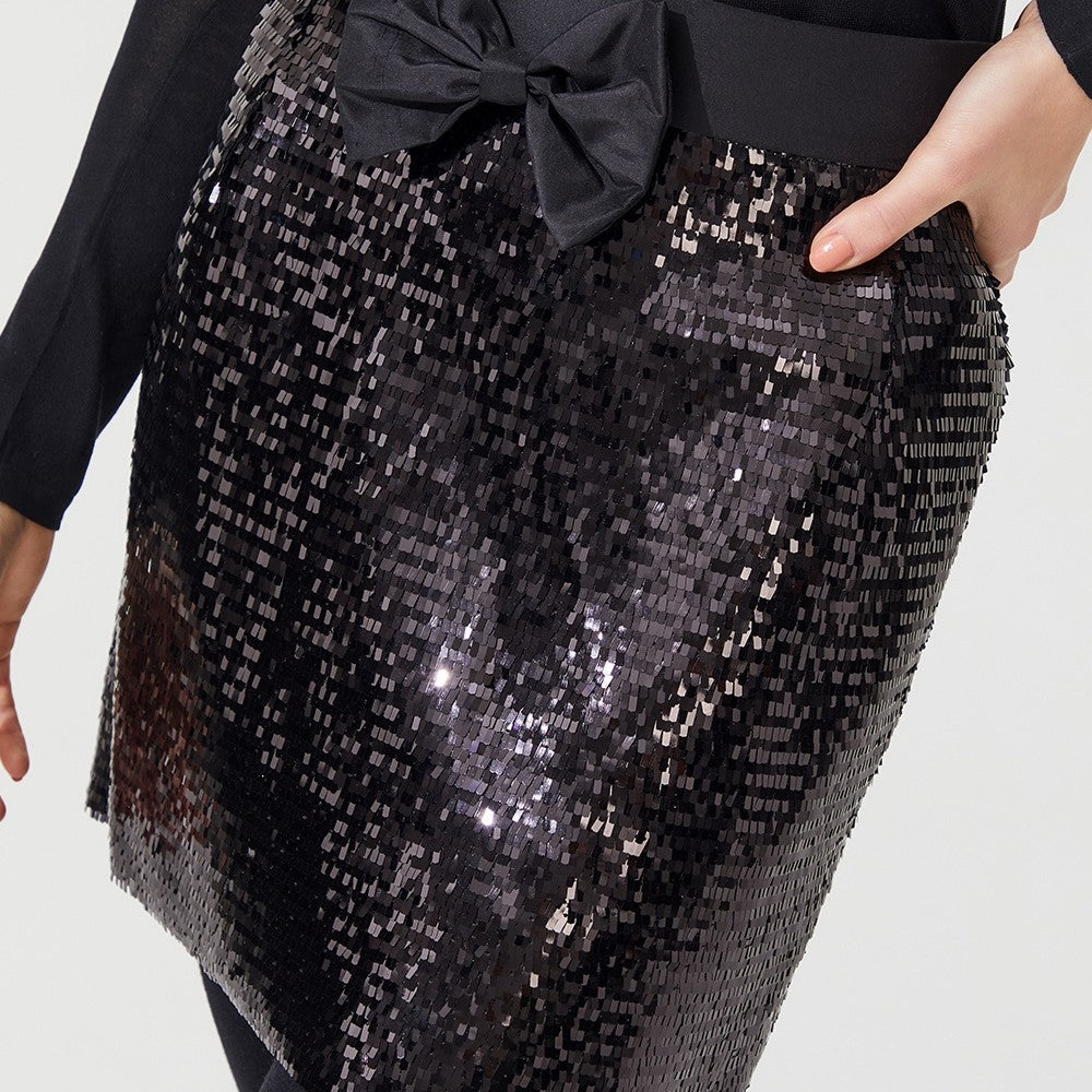 İpek Kıramer-Black Diamond Mini Skirt-Etek-3-Milagron.com
