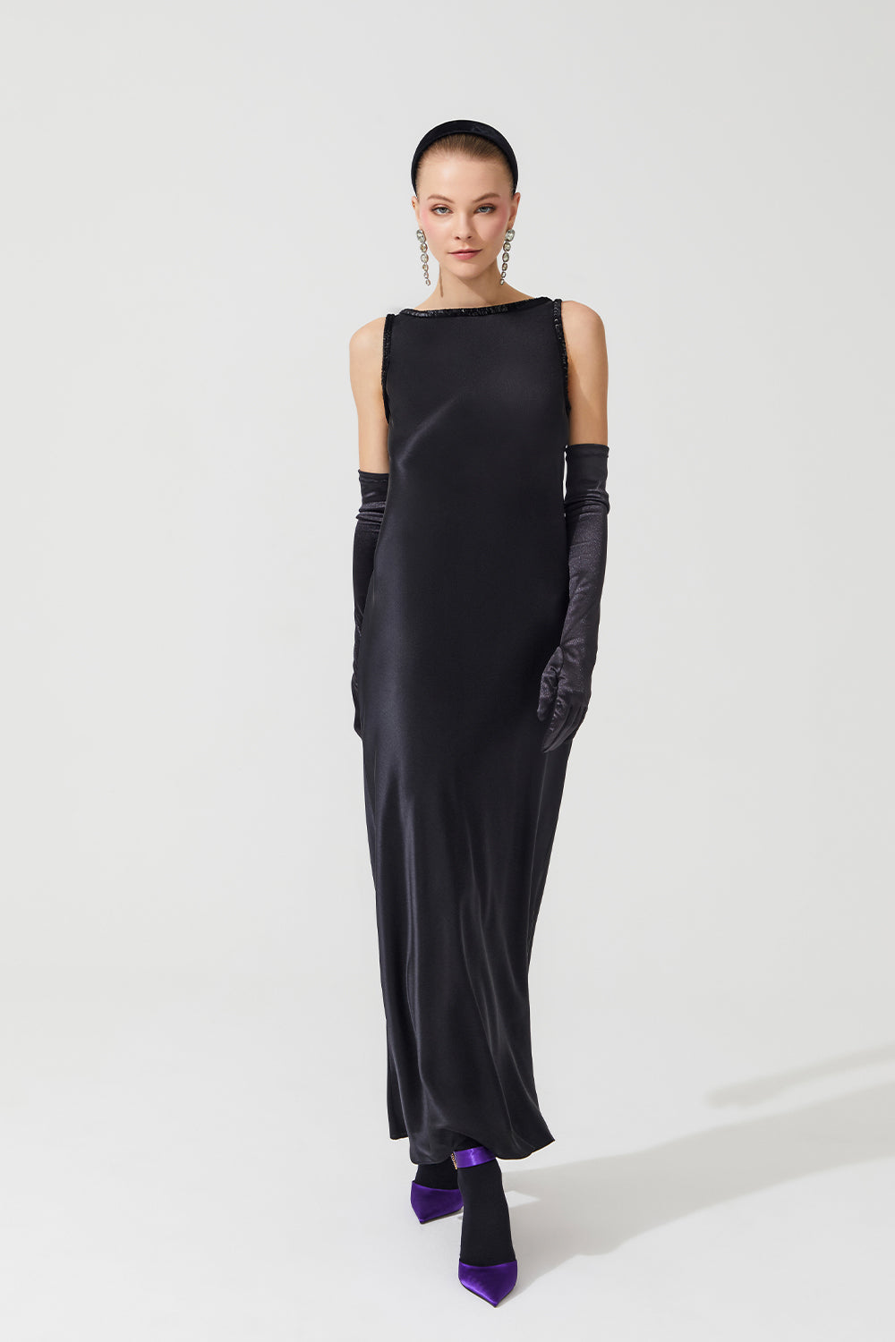 İpek Kıramer-Blue Sky Dress Black-Elbise-1-Milagron.com