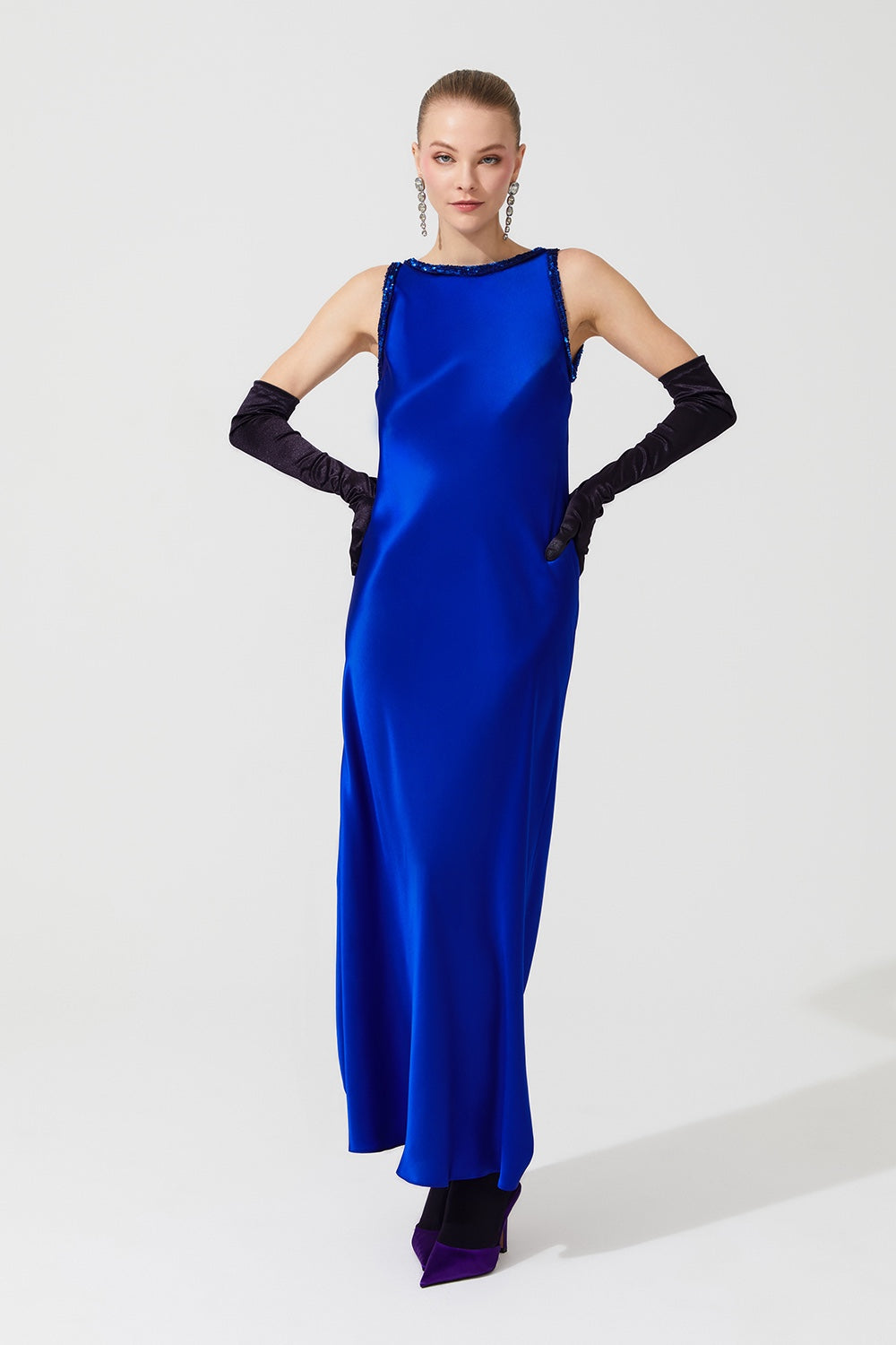 İpek Kıramer-Blue Sky Dress Blue-Elbise-5-Milagron.com