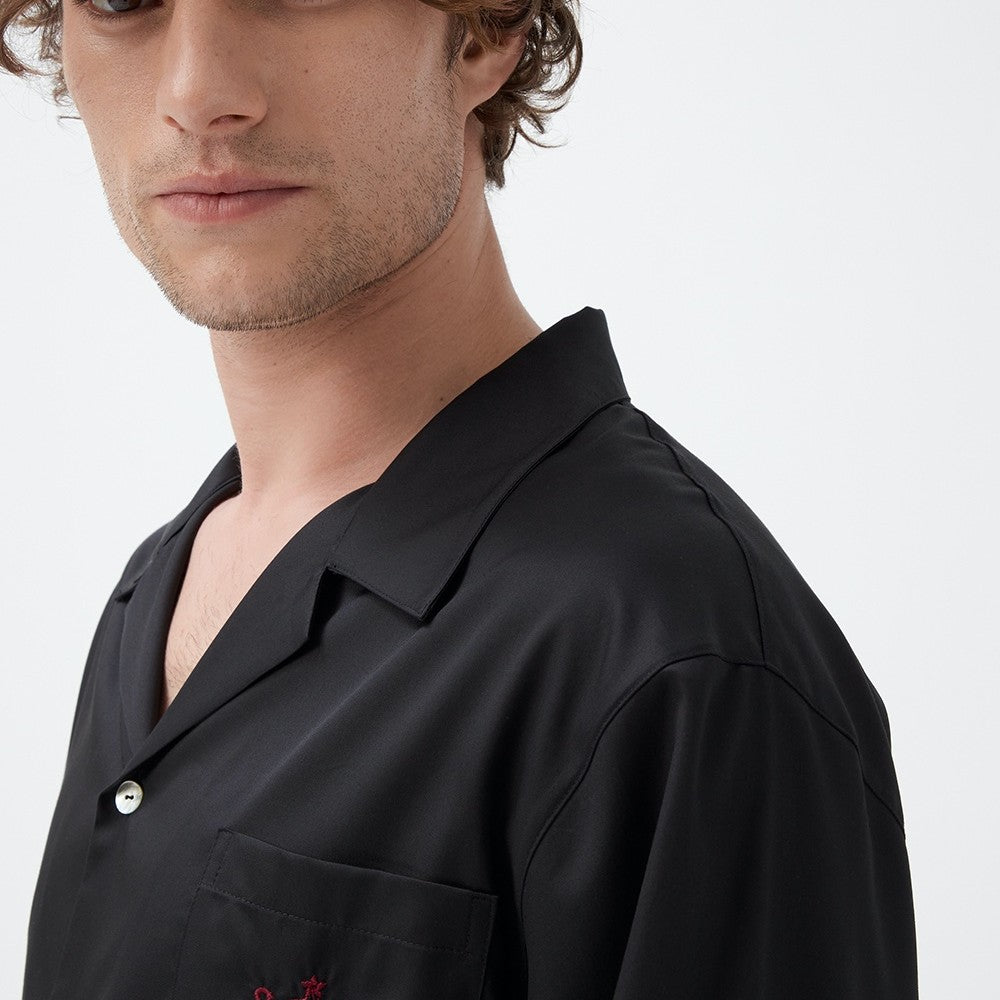 İpek Kıramer-Caro Coton Pyjama Black-Pijama Takımı-3-Milagron.com