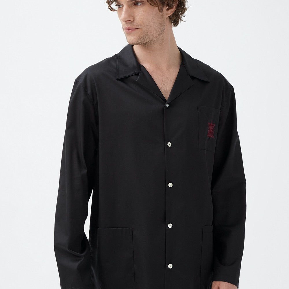 İpek Kıramer-Caro Coton Pyjama Black-Pijama Takımı-5-Milagron.com