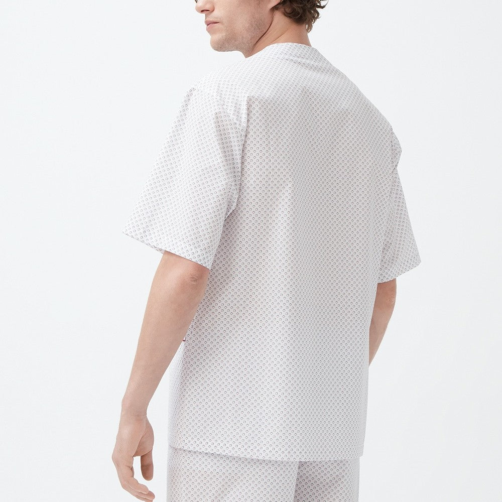 İpek Kıramer-Comfort Koton Shorts Suit White-Pijama Takımı-4-Milagron.com