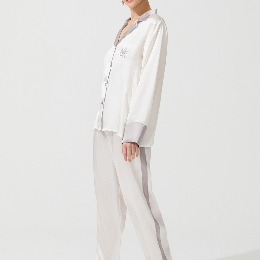 İpek Kıramer-Fi̇fi̇ Silk Pyjamas-Pijama Takımı-4-Milagron.com