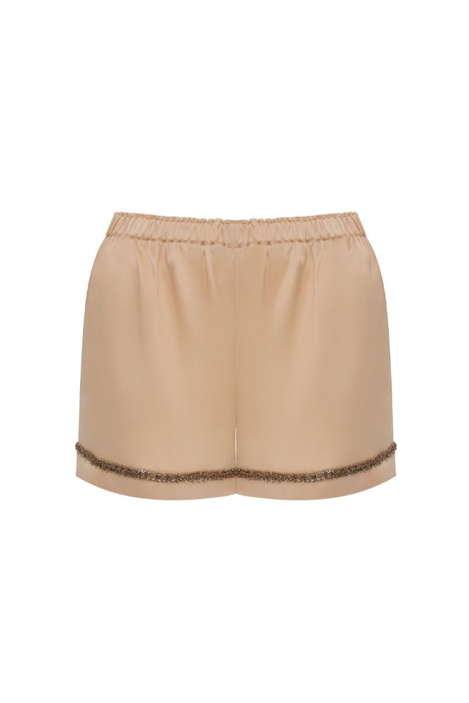 İpek Kıramer-Gold Silk Babydoll-Gecelik-3-Milagron.com