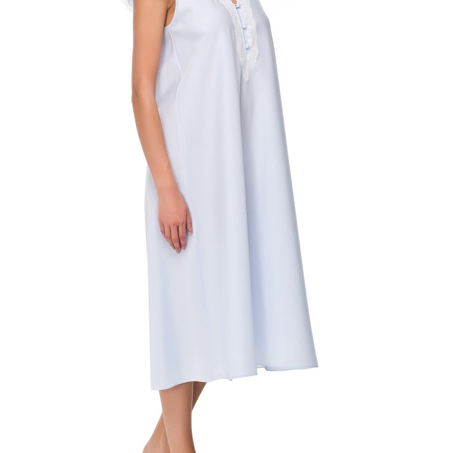 İpek Kıramer-Holy Cotton Chemise Blue-Gecelik-2-Milagron.com