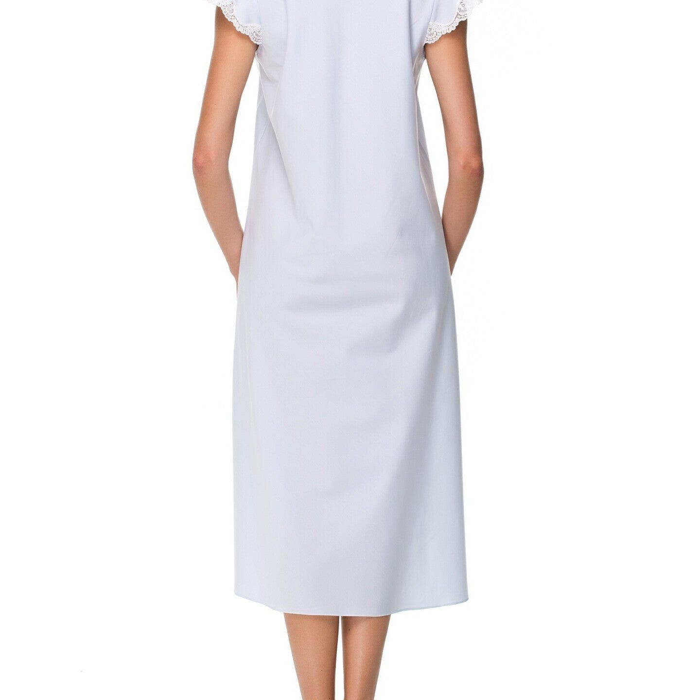 İpek Kıramer-Holy Cotton Chemise Blue-Gecelik-3-Milagron.com