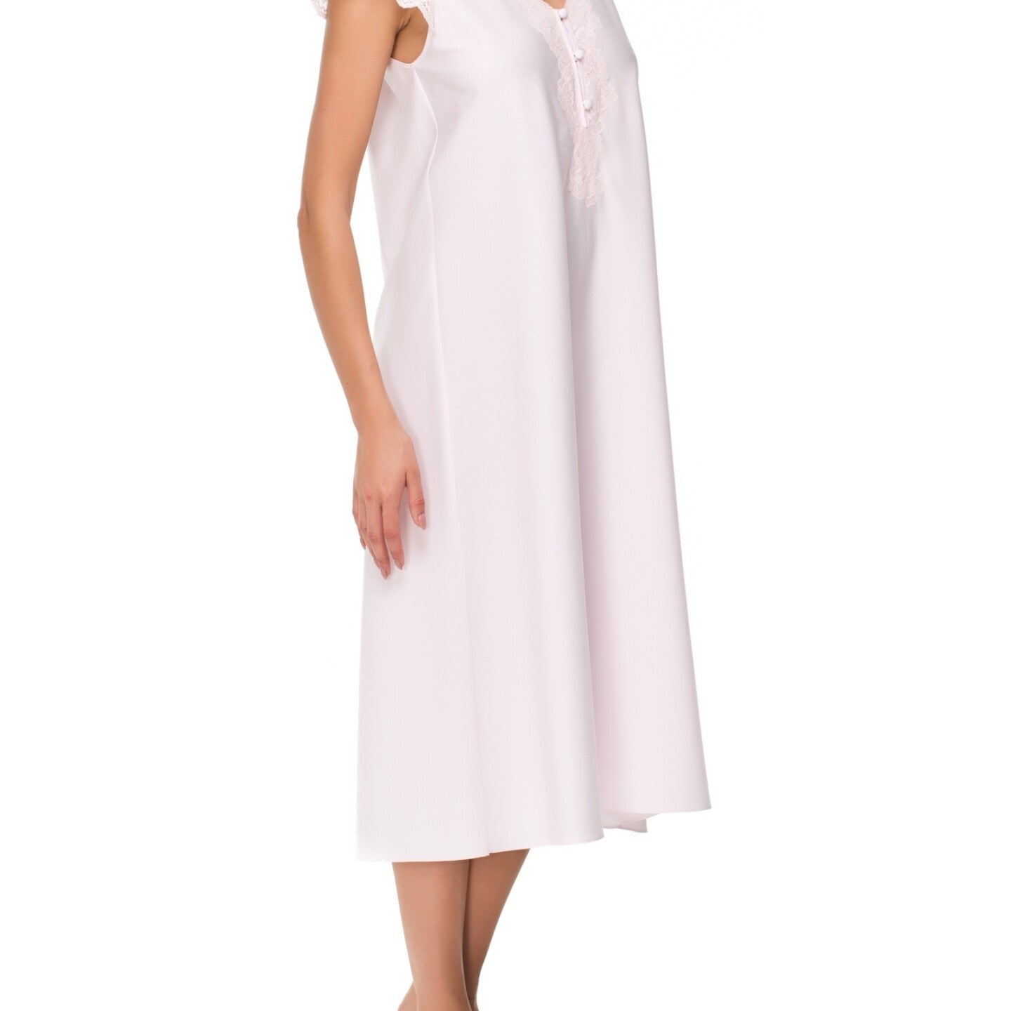İpek Kıramer-Holy Cotton Chemise Pink-Gecelik-2-Milagron.com