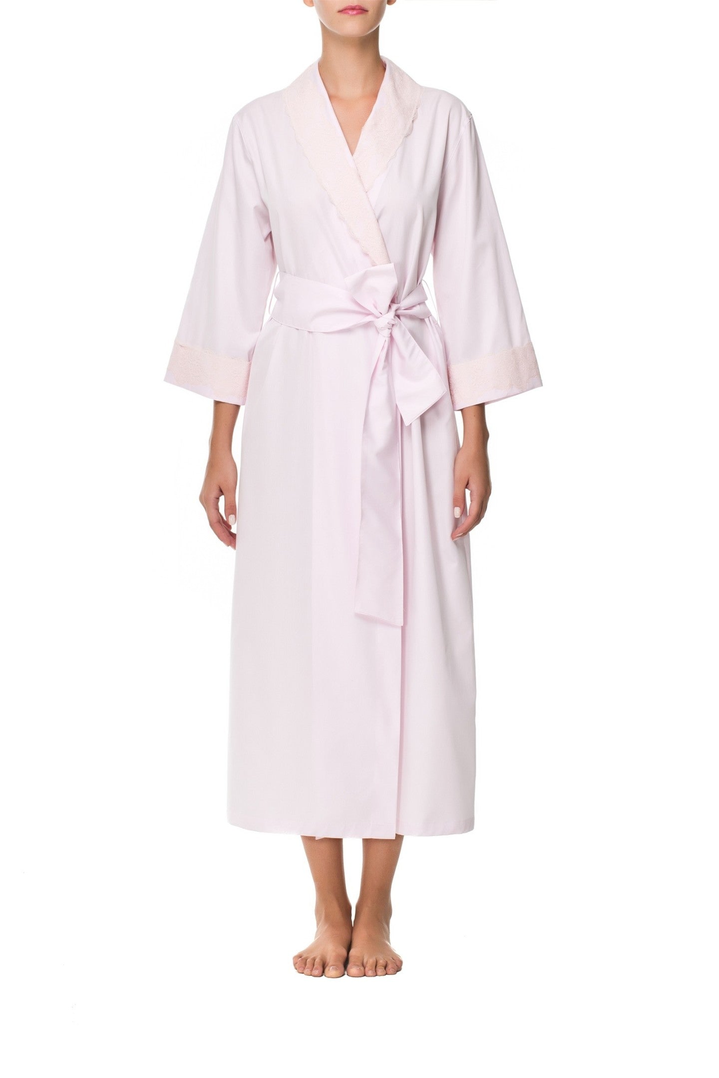 İpek Kıramer-Holy Cotton Robe Pink-Sabahlık-1-Milagron.com