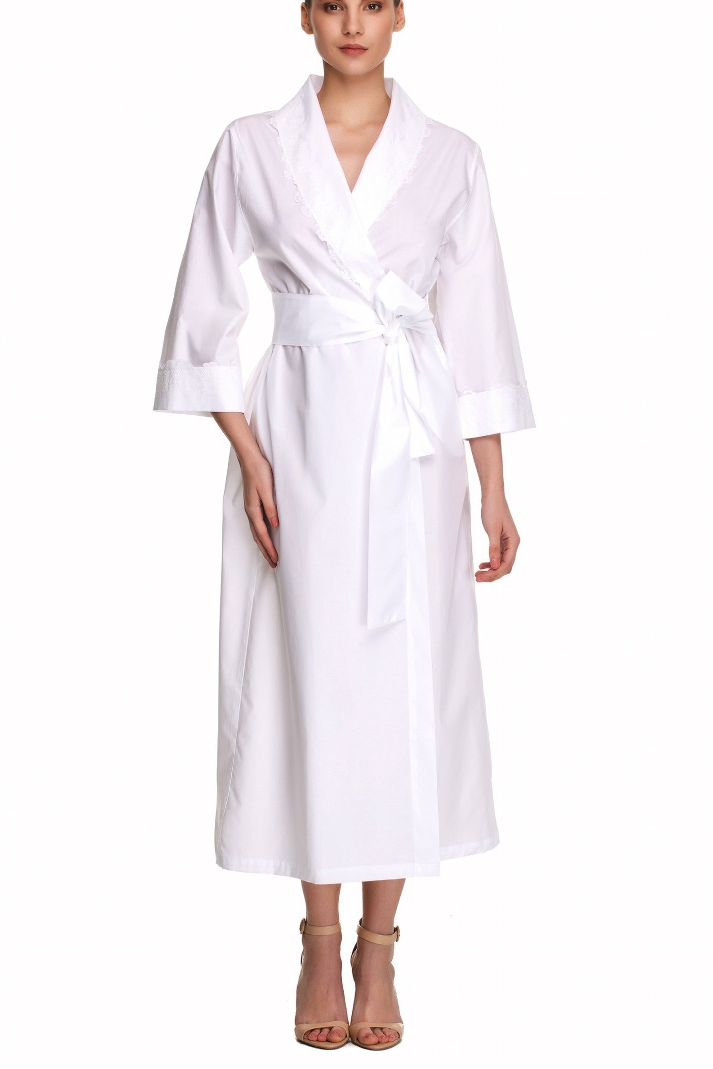 İpek Kıramer-Holy Cotton Robe White-Sabahlık-1-Milagron.com