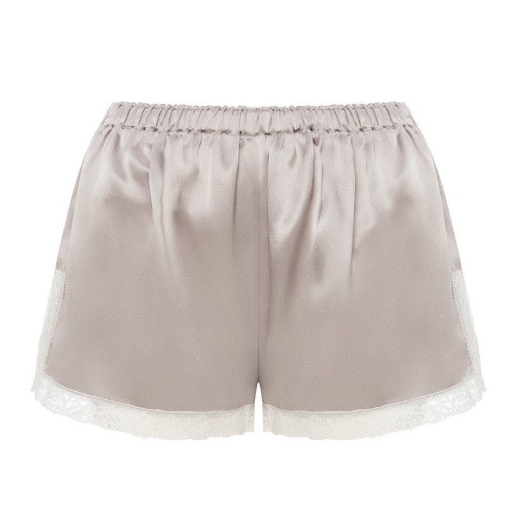 İpek Kıramer-Joy Silk Babydoll Gray-Alt - Üst Takım-7-Milagron.com