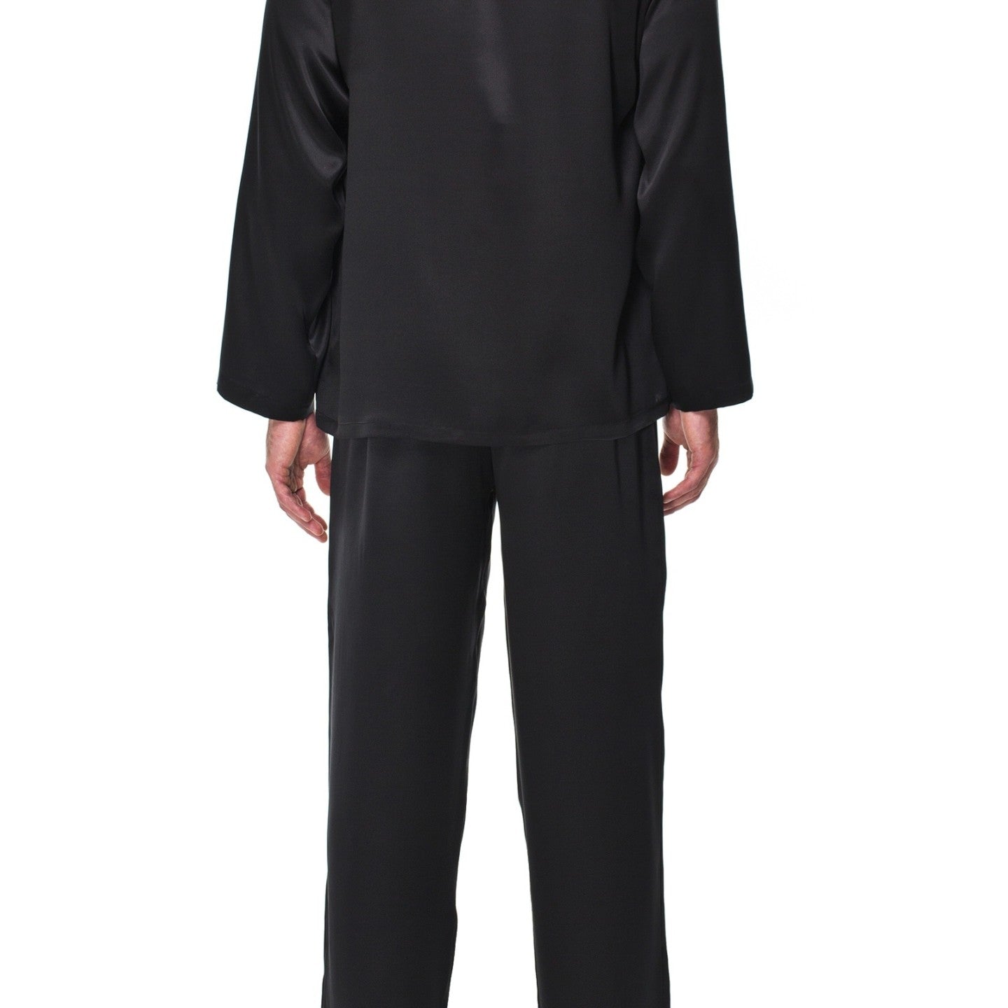 İpek Kıramer-King Pyjama Silk Black-Pijama Takımı-3-Milagron.com