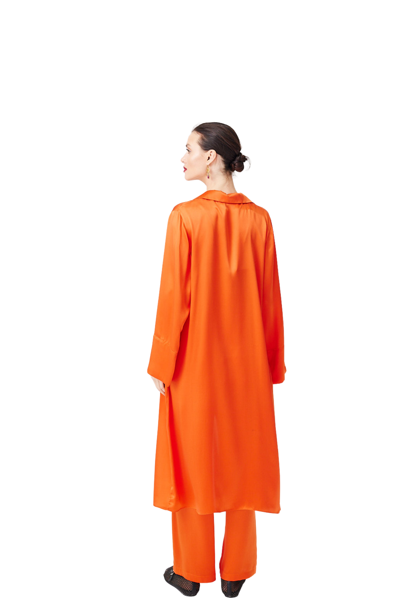 İpek Kıramer-Orange Set-Alt - Üst Takım-2-Milagron.com