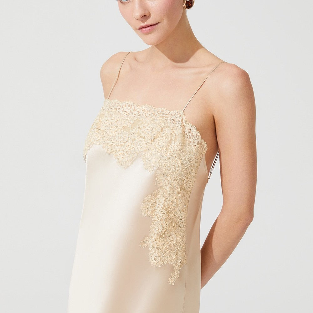 İpek Kıramer-Rita Silk Chemise Gold-Gecelik-3-Milagron.com