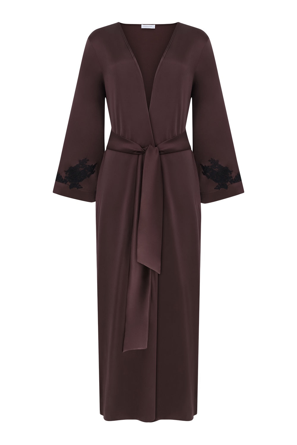 İpek Kıramer-Rita Silk Robe Brown-Sabahlık-2-Milagron.com