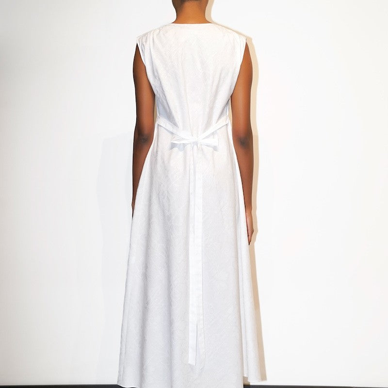 İpek Kıramer-Romance Cotton Chemise White-Gecelik-2-Milagron.com