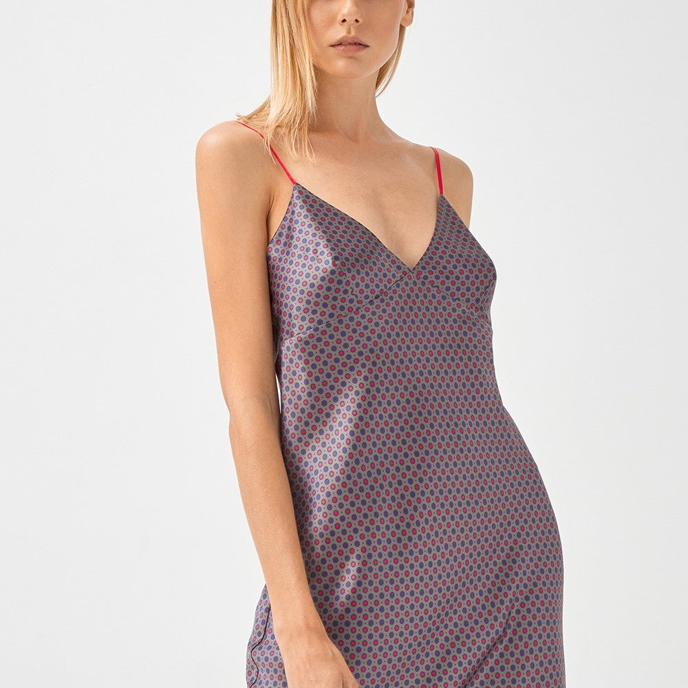 İpek Kıramer-Sateen Dress Smoked-Elbise-2-Milagron.com