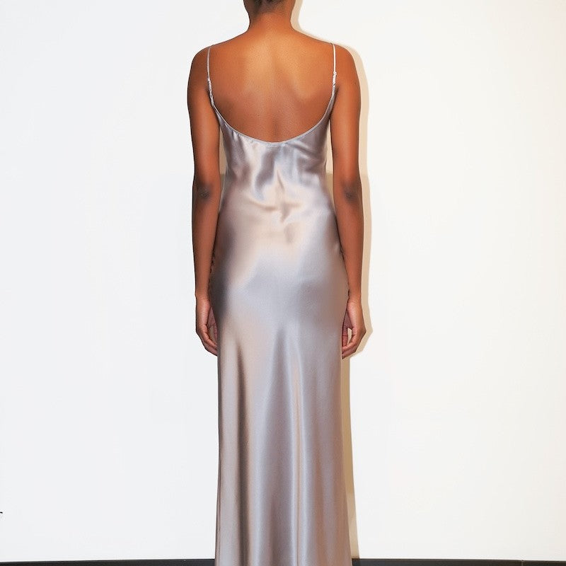 İpek Kıramer-Street Style Chemise Gray-Gecelik-2-Milagron.com