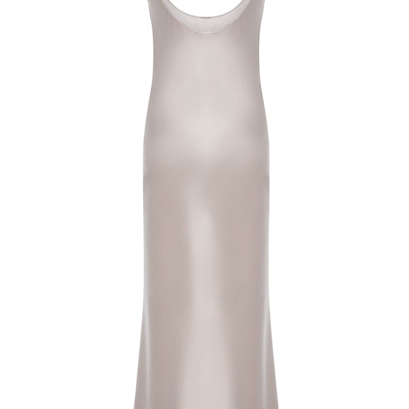 İpek Kıramer-Street Style Chemise Gray-Gecelik-4-Milagron.com