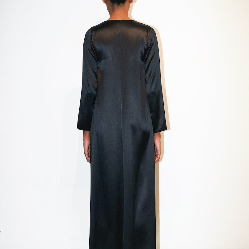 İpek Kıramer-Street Style Robe Black-Sabahlık-2-Milagron.com