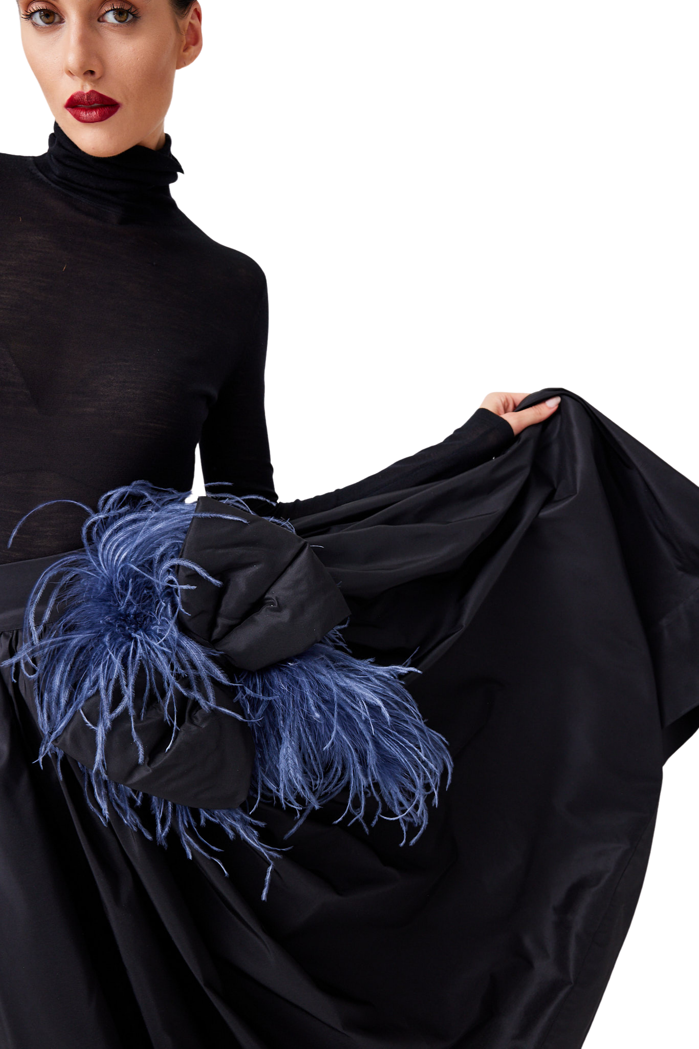 İpek Kıramer-Taffeta Skirt-Etek-2-Milagron.com