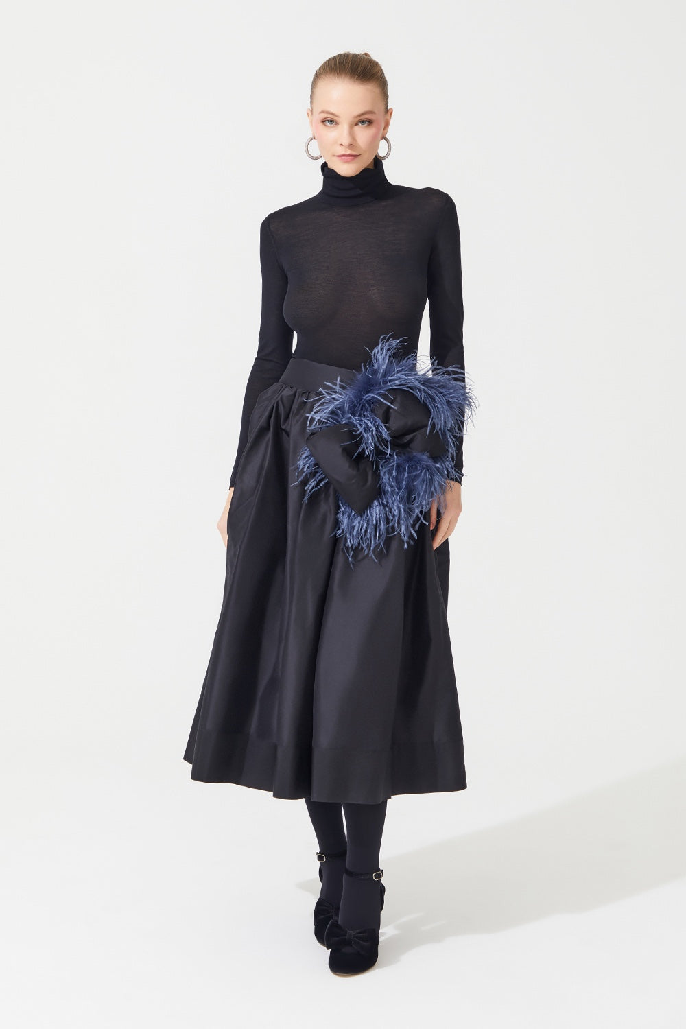 İpek Kıramer-Taffeta Skirt-Etek-4-Milagron.com