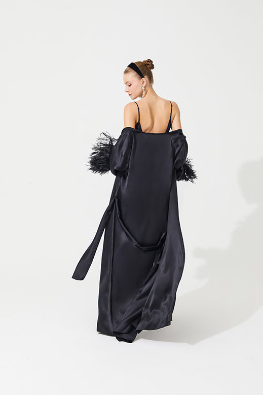 İpek Kıramer-The Moon Silk Chemise-Gecelik-3-Milagron.com