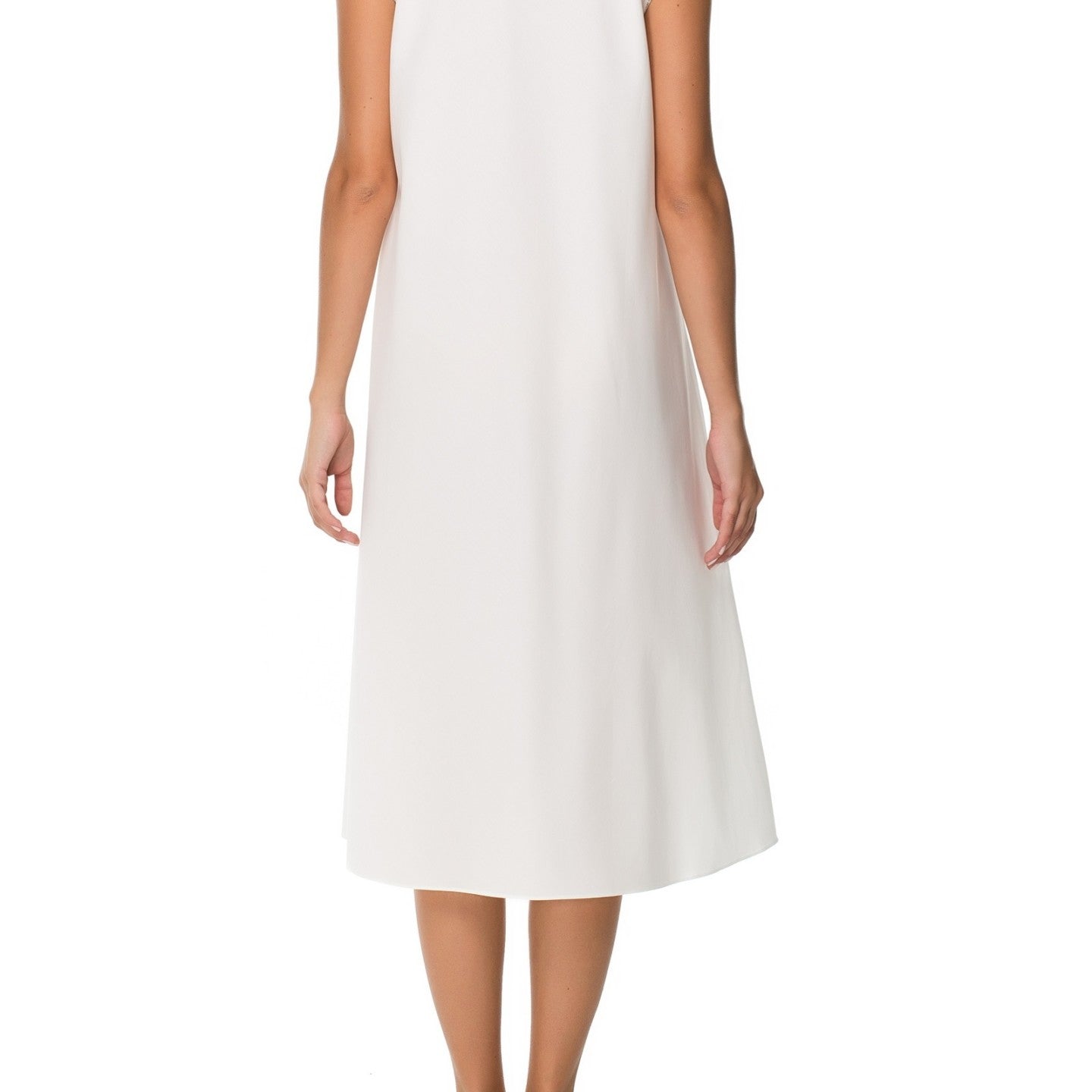 İpek Kıramer-Titi Cotton Chemise Ecru-Gecelik-3-Milagron.com