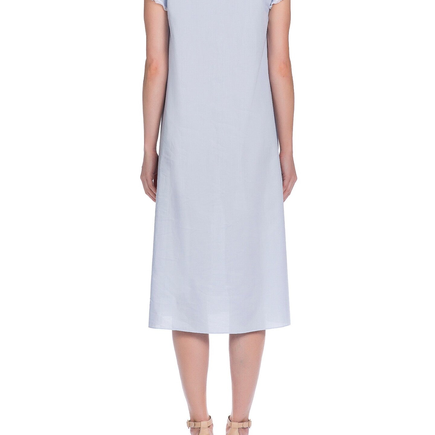 İpek Kıramer-Victorian Cotton Chemise Blue-Gecelik-3-Milagron.com