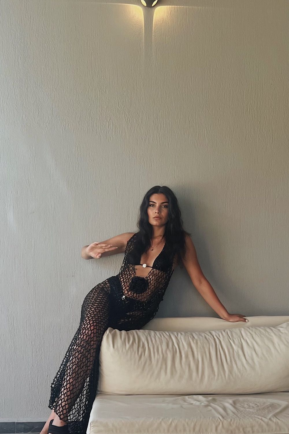 Iquoniq-Megan Maxi Dress-Kimono-2-Milagron.com