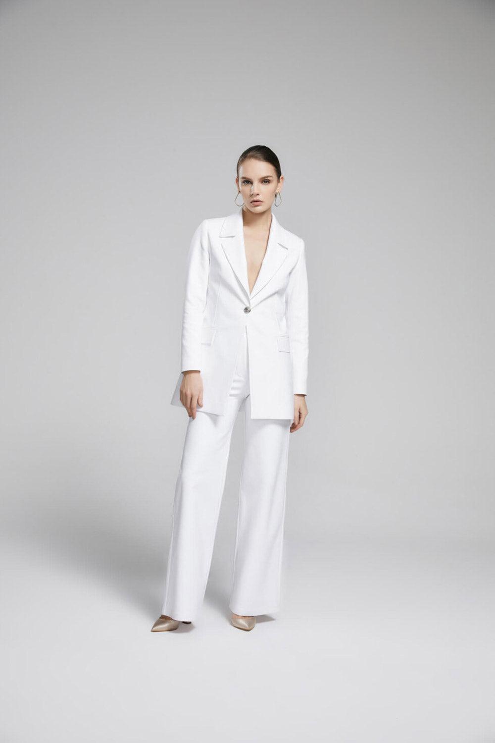 Iquoniq-Valeria Hight Waisted Pant-Kot Pantolon-1-Milagron.com