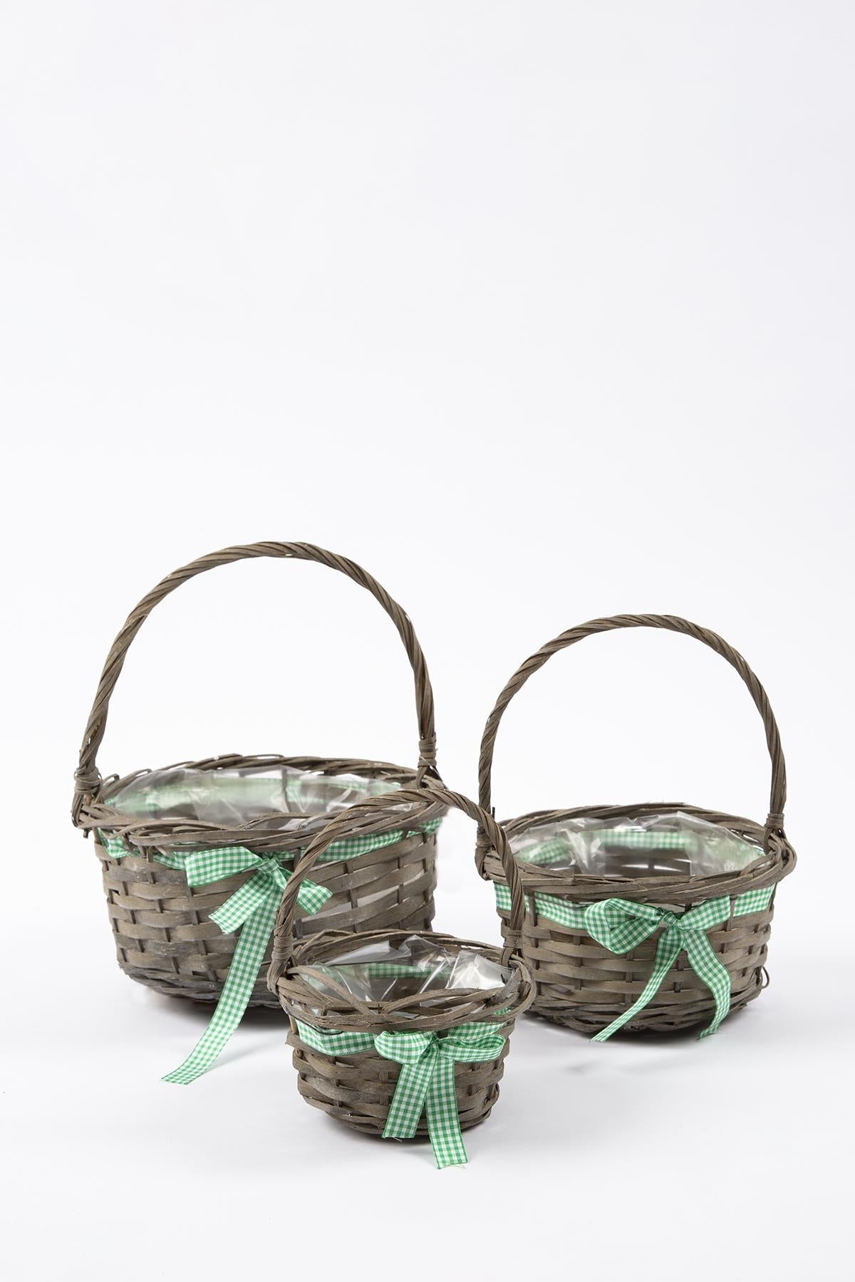 Irya-3'lü Hasır Sepet Gri-Sepet-9-Milagron.com