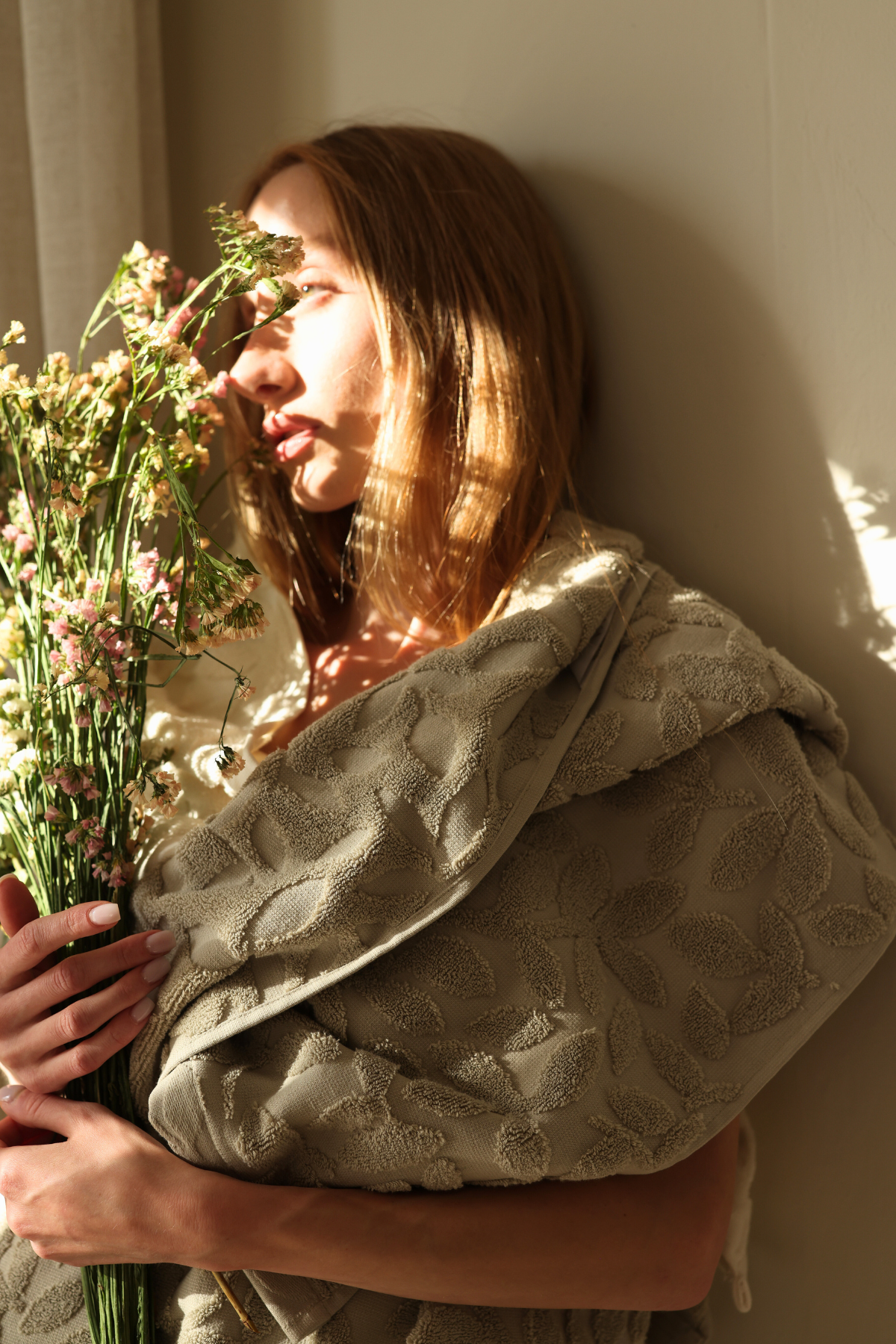 İrya-Allesi %100 Pamuk Büyük Banyo Havlusu 90x150 Cm Mint-Havlu-3-Milagron.com