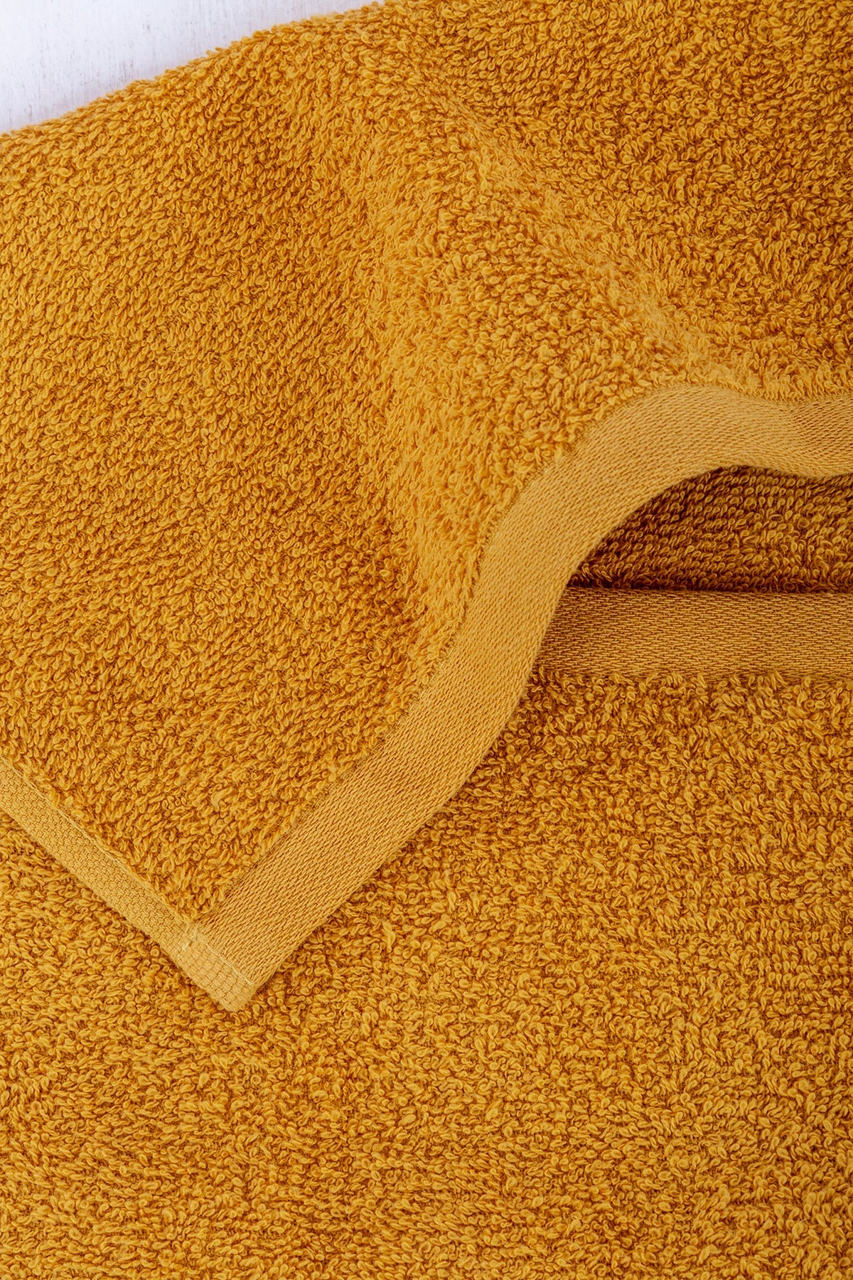 İrya-Bouquet çantalı 4'lü El Havlusu Acı Kahve Hardal-Setli Havlu-3-Milagron.com