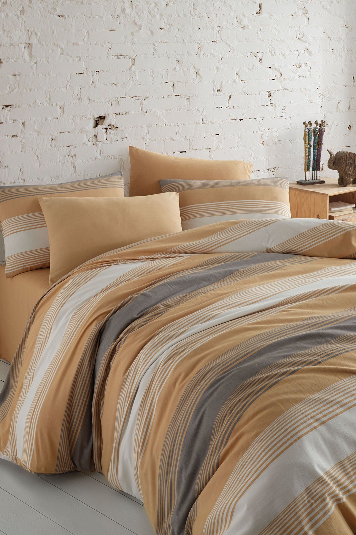 Irya-Caden 5 Parça çift Kişilik Nevresim Takımı-Nevresim Takımı-1-Milagron.com