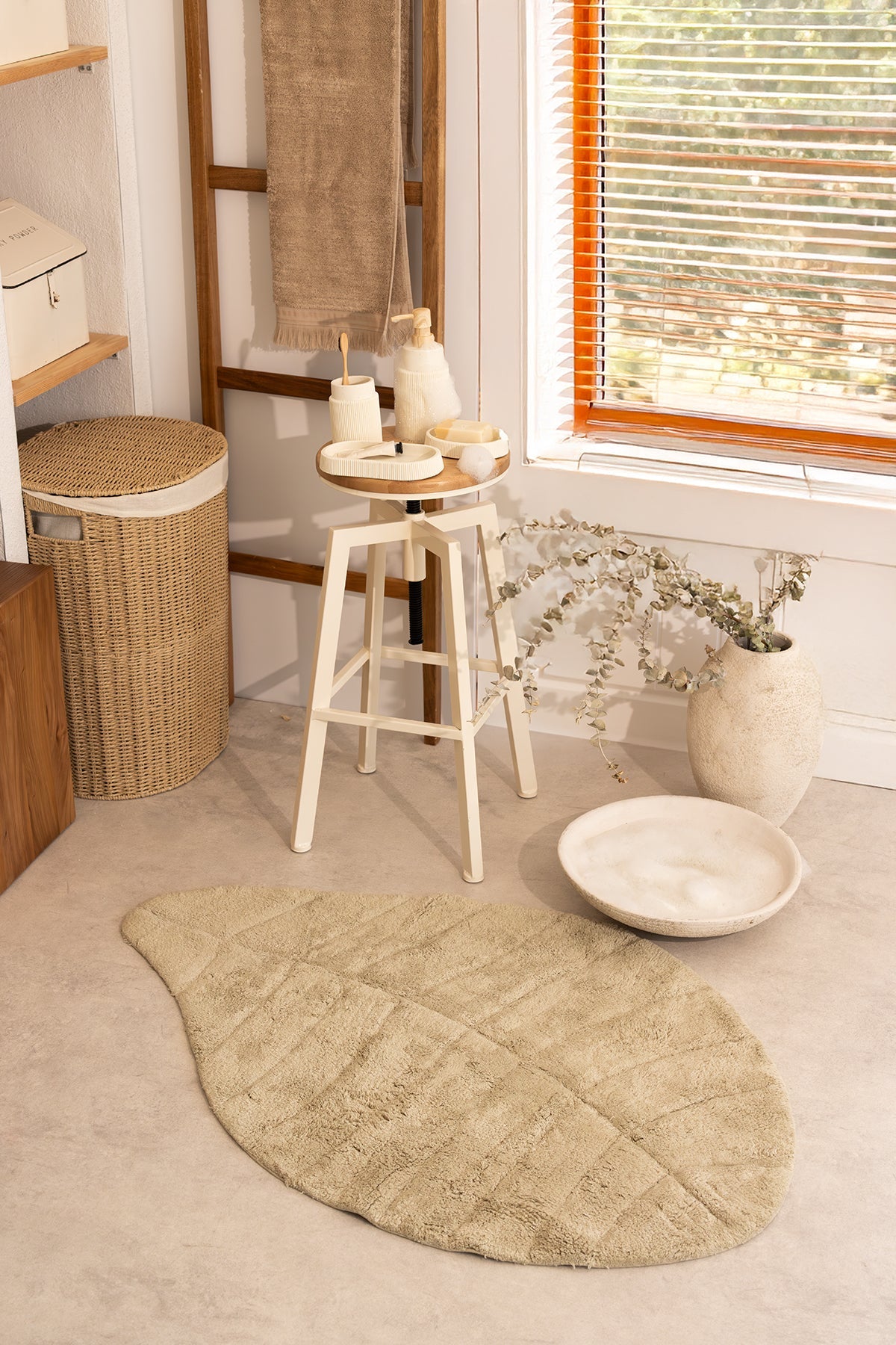 Irya-Earth 4 Parça Banyo Seti Bej-Banyo Seti-6-Milagron.com