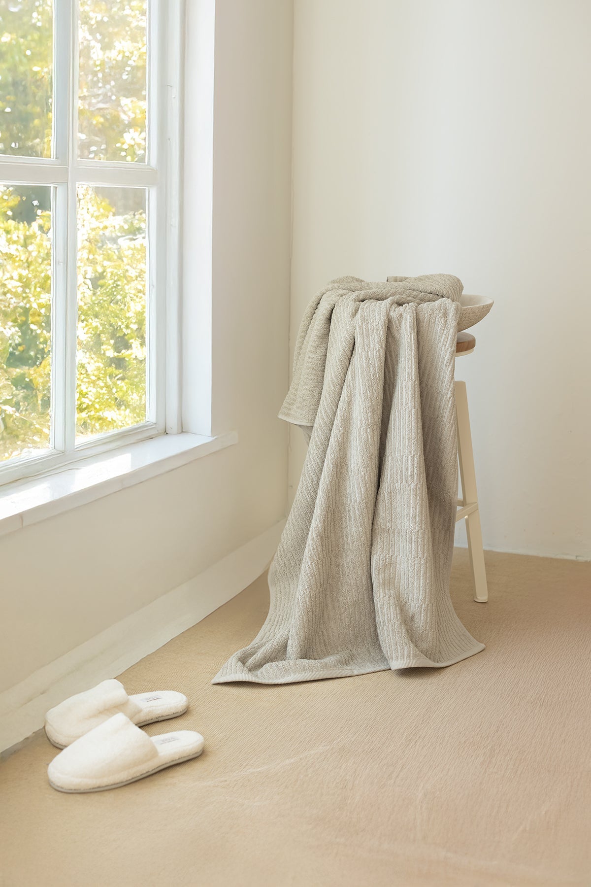 İRYA-Earth Büyük Banyo Havlusu 90x150 Cm Yeşil-1-Milagron.com