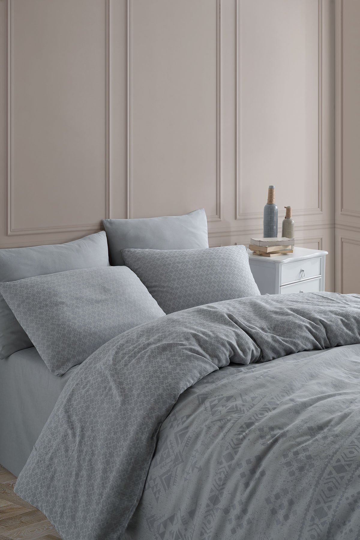 Irya-Emmy 5 Parça çift Kişilik Nevresim Takımı-Nevresim Takımı-1-Milagron.com