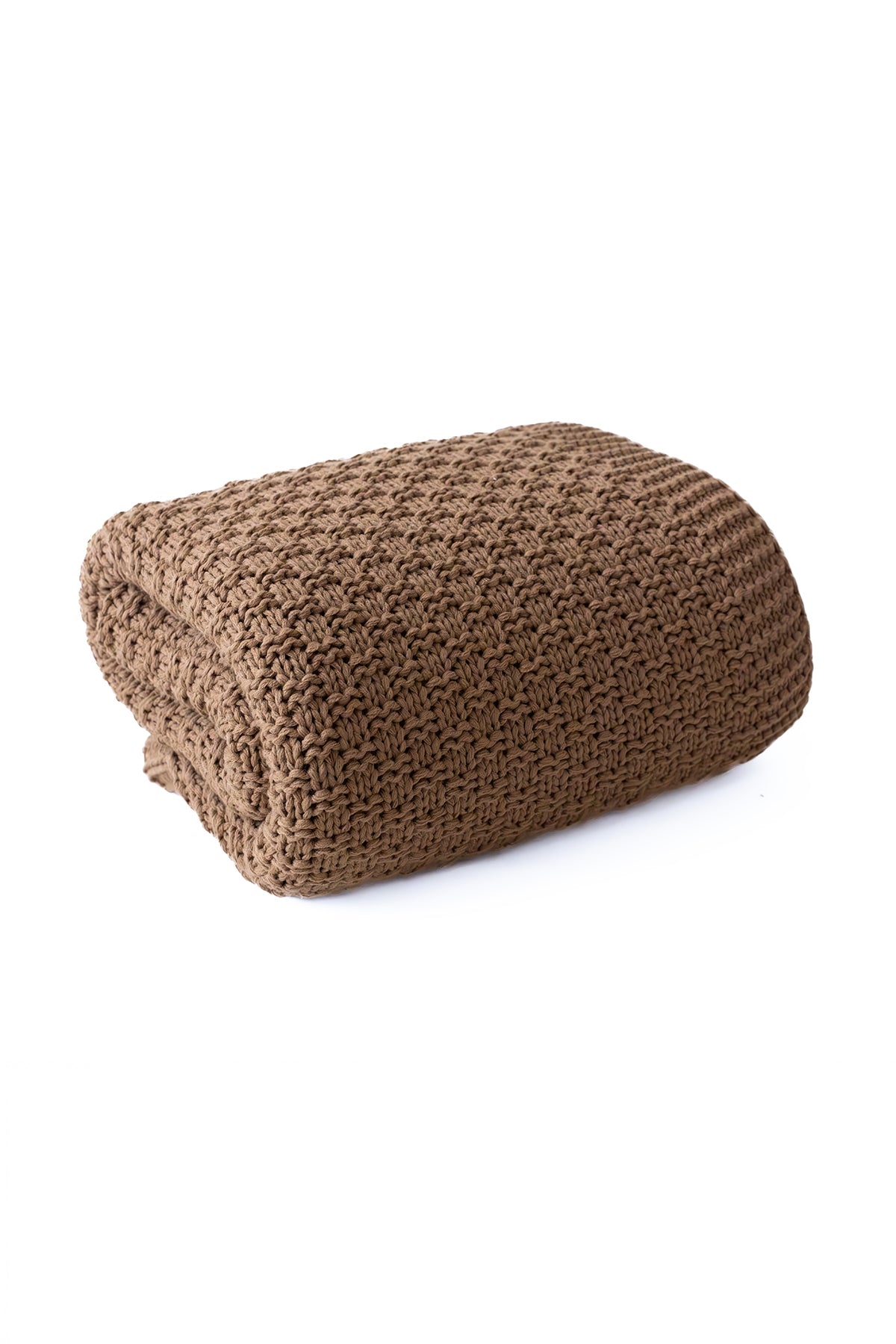 Irya-Hazel örme Battaniye 130x170 Kahverengi-Battaniye-5-Milagron.com