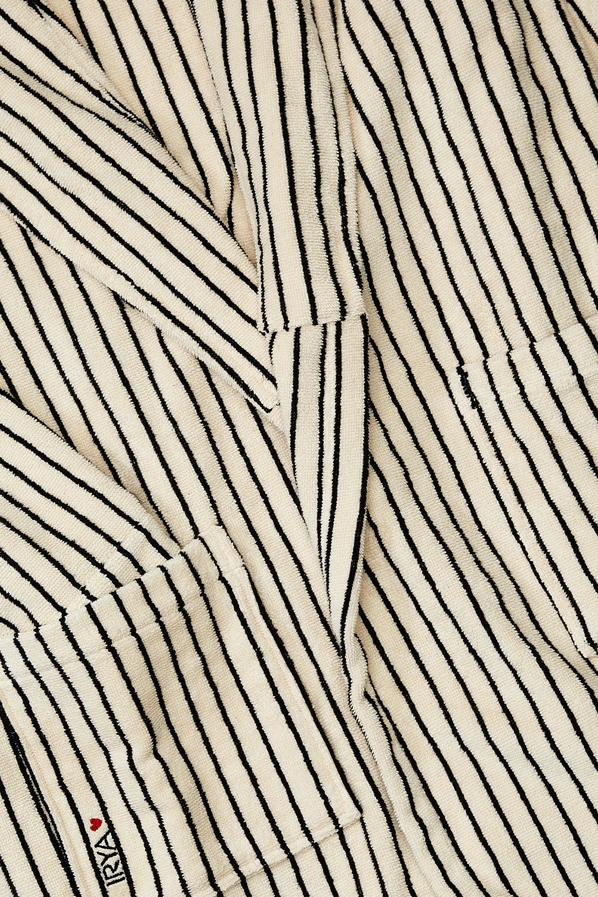 Irya-In Lines İpliği Boyalı Erkek Bornoz Ekru-Bornoz-5-Milagron.com