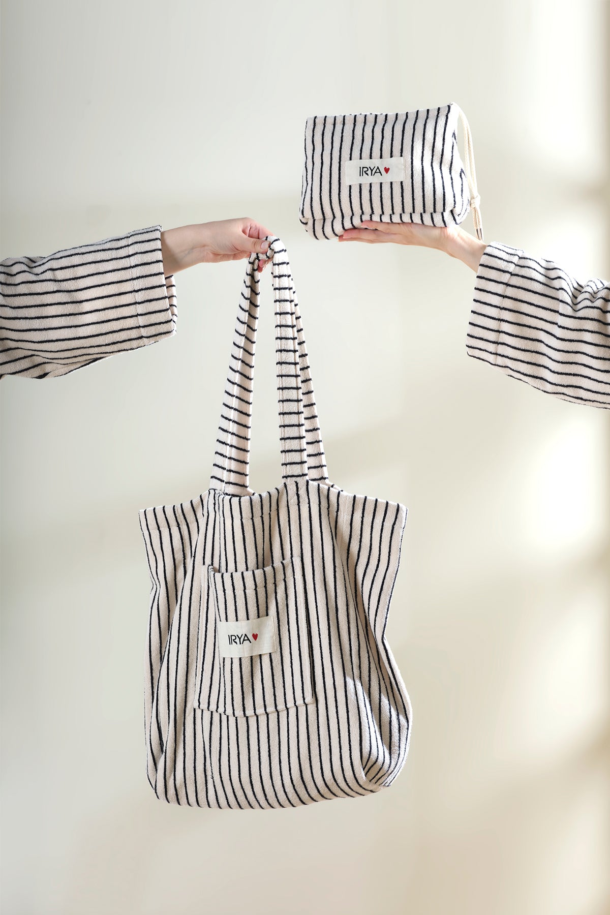 Irya-In Lines İpliği Boyalı Makyaj çantası-Makyaj Çantası-2-Milagron.com