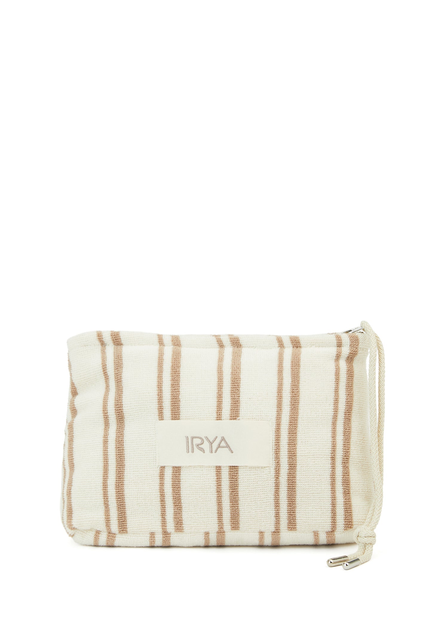 Irya-In Lines İpliği Boyalı Makyaj çantası Mocha-Makyaj Çantası-2-Milagron.com