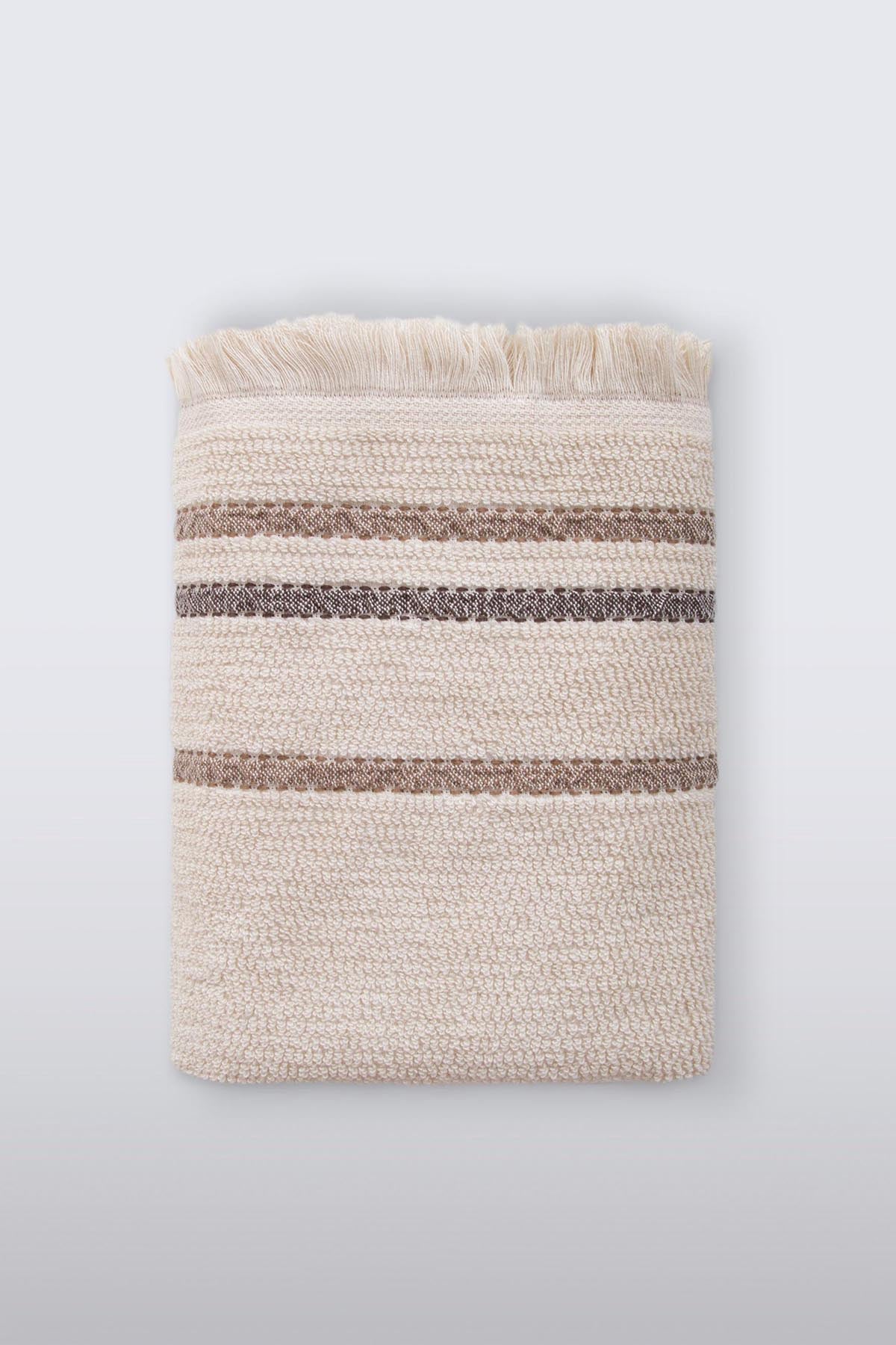 Irya-İntegra Banyo Havlusu 90x150 Cm Bej-Havlu-1-Milagron.com