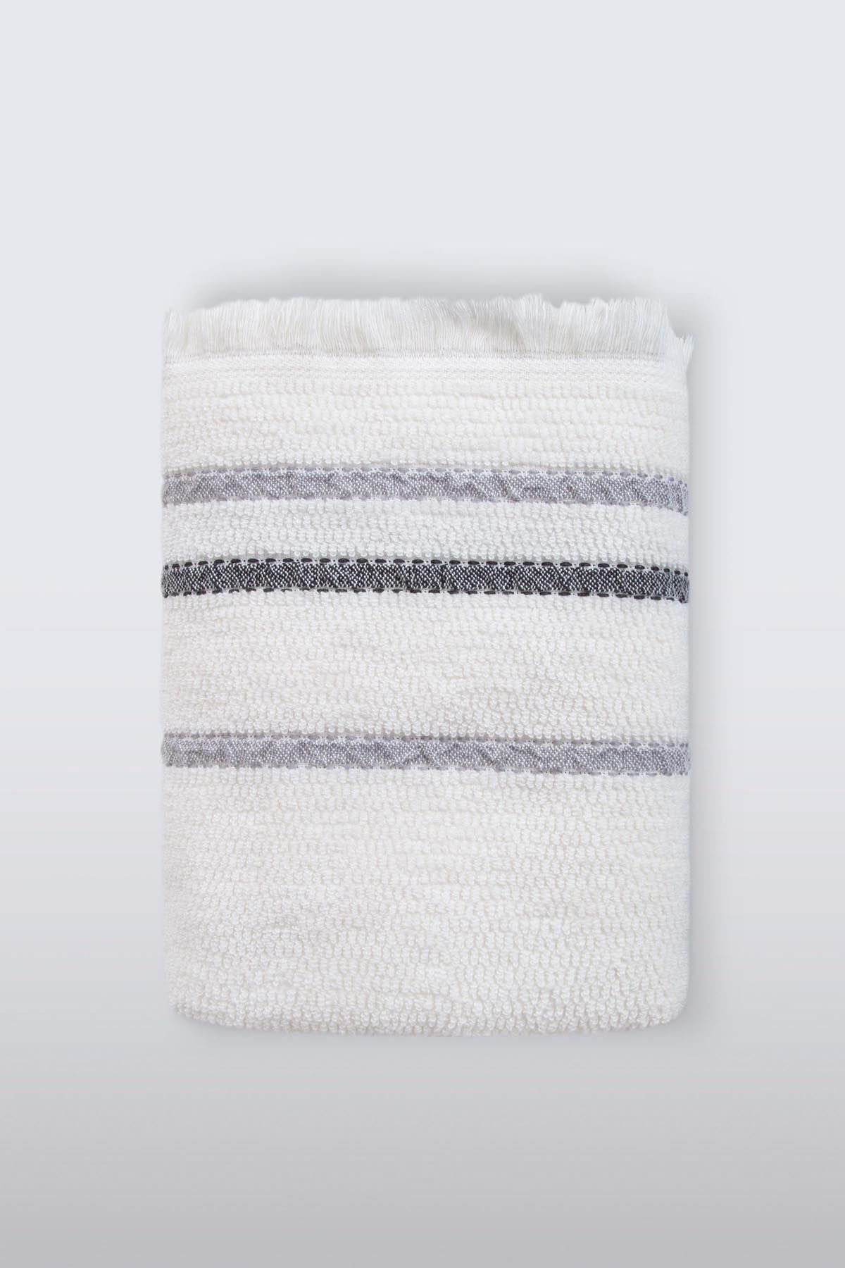 Irya-İntegra Banyo Havlusu 90x150 Cm Ekru-Havlu-1-Milagron.com