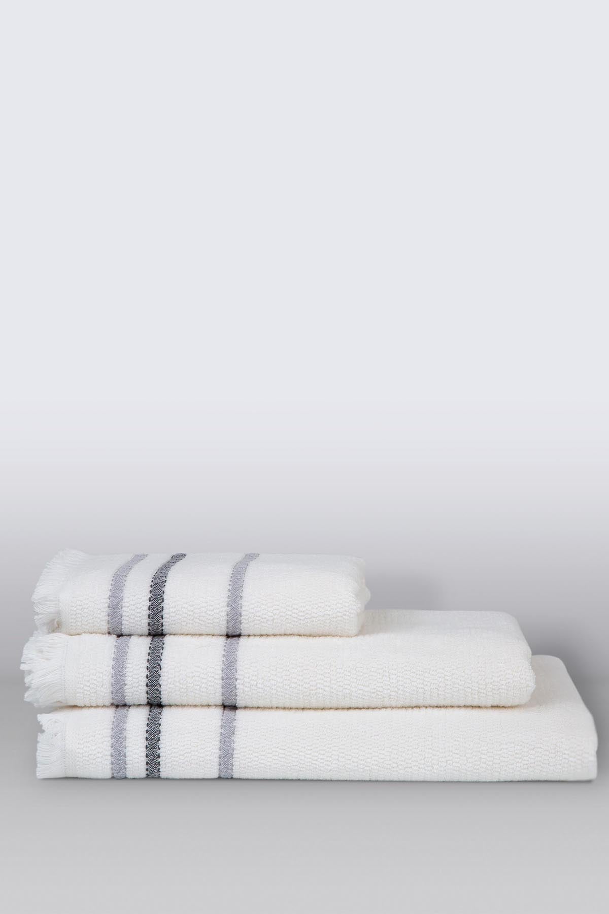 Irya-İntegra Banyo Havlusu 90x150 Cm Ekru-Havlu-3-Milagron.com