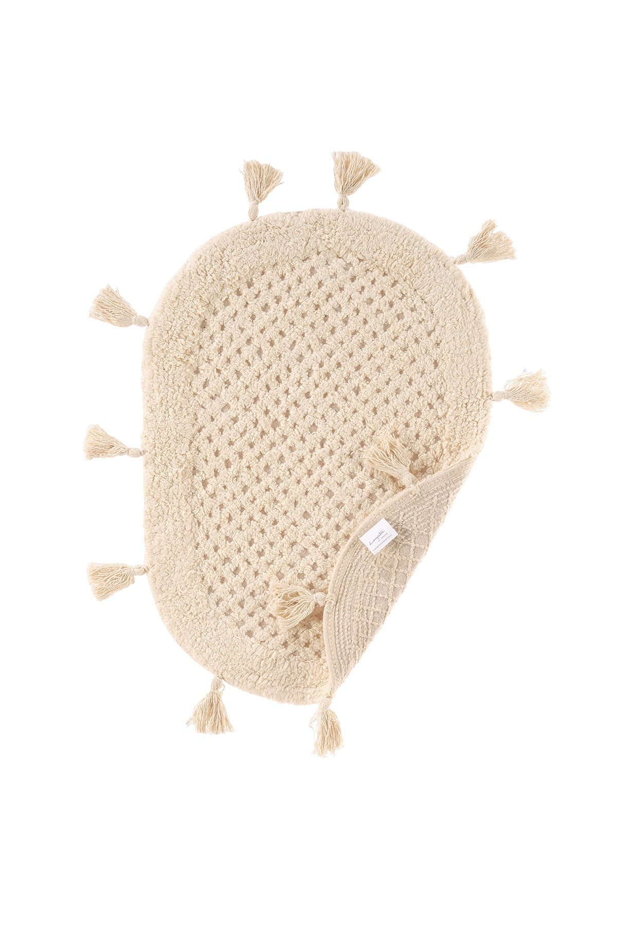 İrya-Lampetie Elora Tekli Banyo Paspası 40x60 Bej-Banyo Paspası-2-Milagron.com