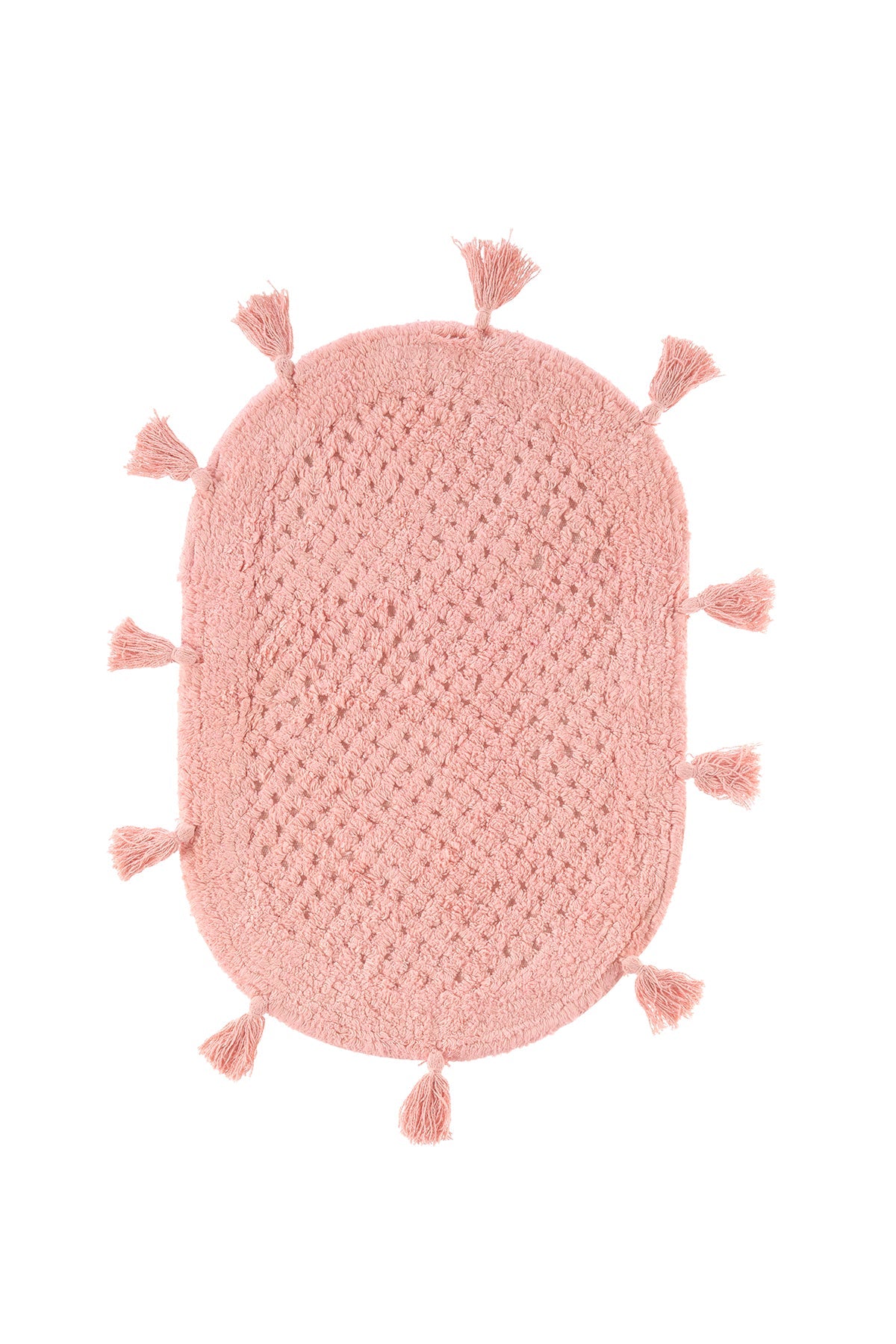 İrya-Lampetie Elora Tekli Banyo Paspası 40x60 Pembe-Banyo Paspası-1-Milagron.com