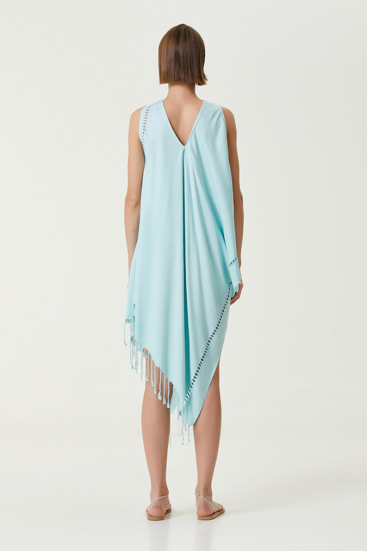 Irya-Layla Askılı Elbise Yeşil-Elbise-5-Milagron.com