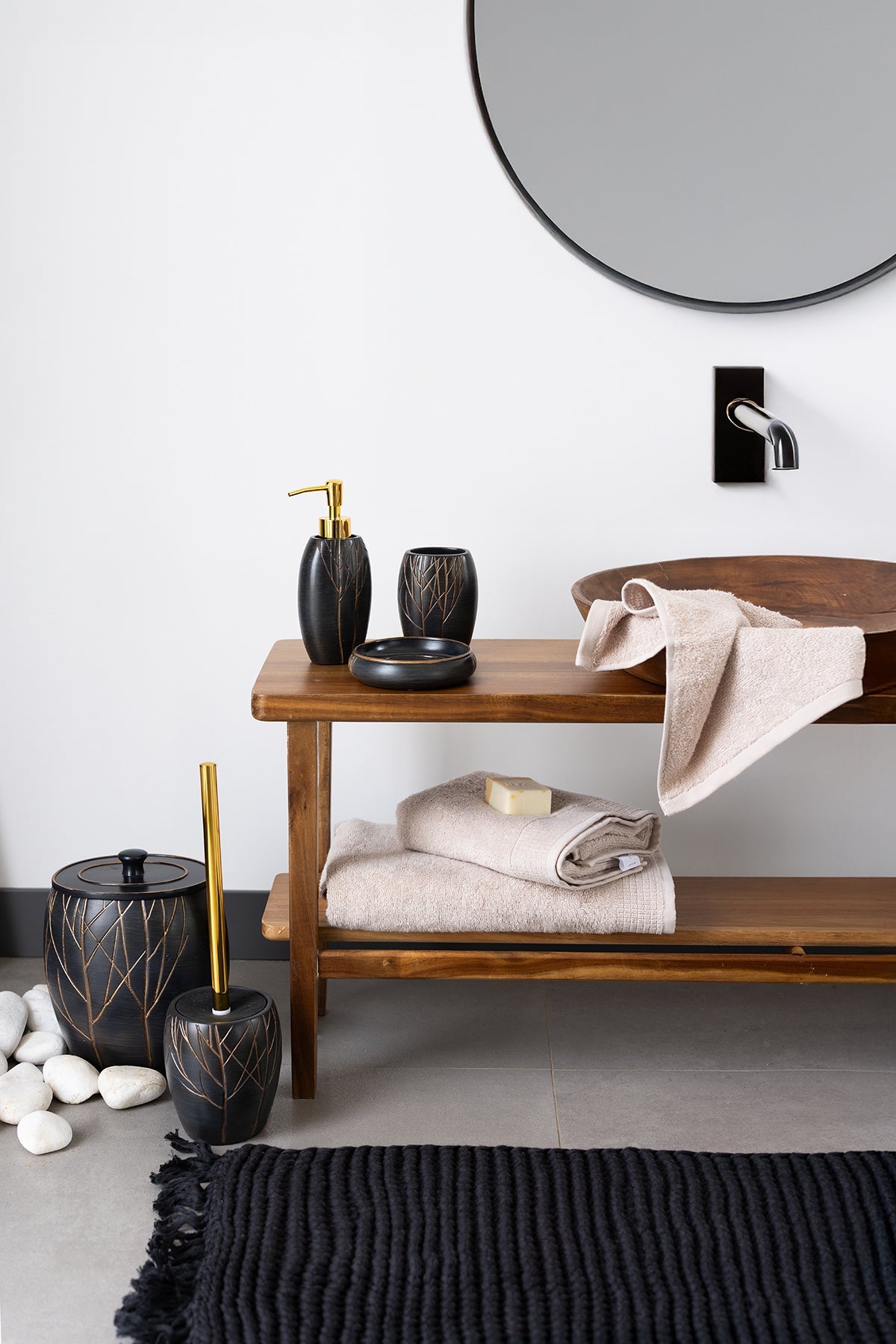 Irya-Lioni 5 Parça Banyo Seti-Banyo Seti-1-Milagron.com